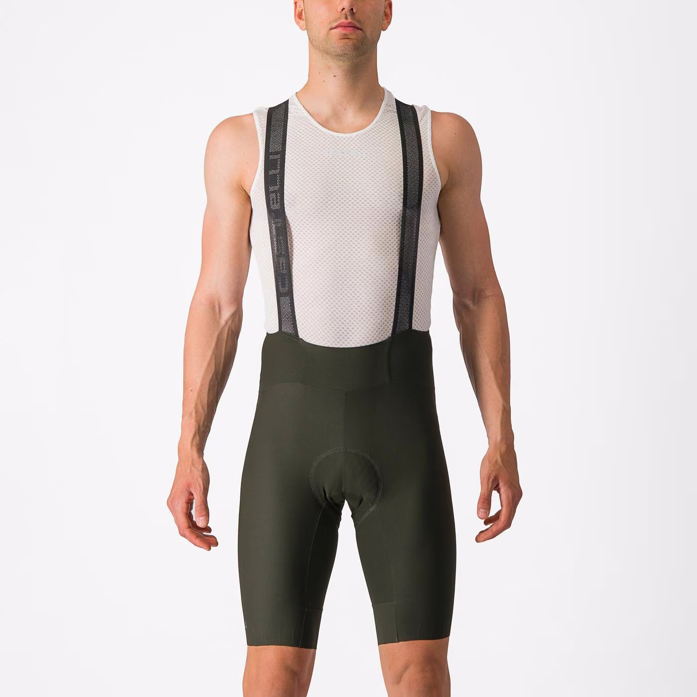 Castelli Espresso Bibshort Men's Deep Green