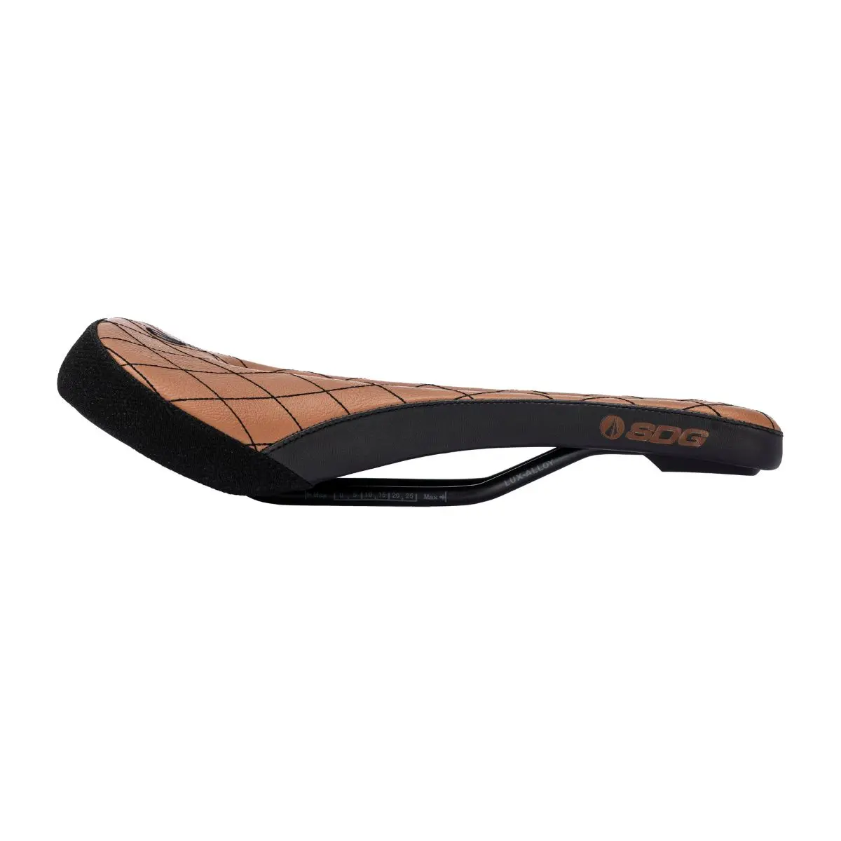 BEL AIR V3 MAX SADDLE - STITCHED LEATHER - LUX ALLOY RAIL image 3