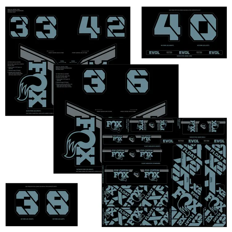 Fox - Suspension Decal Kits Custom image 23
