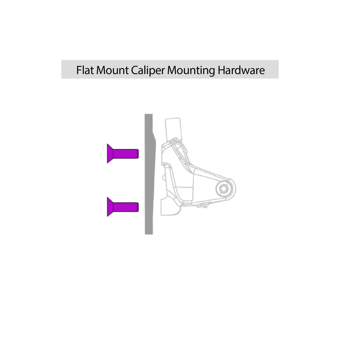 SRAM Caliper Mounting Hardware - Rainbow image 2