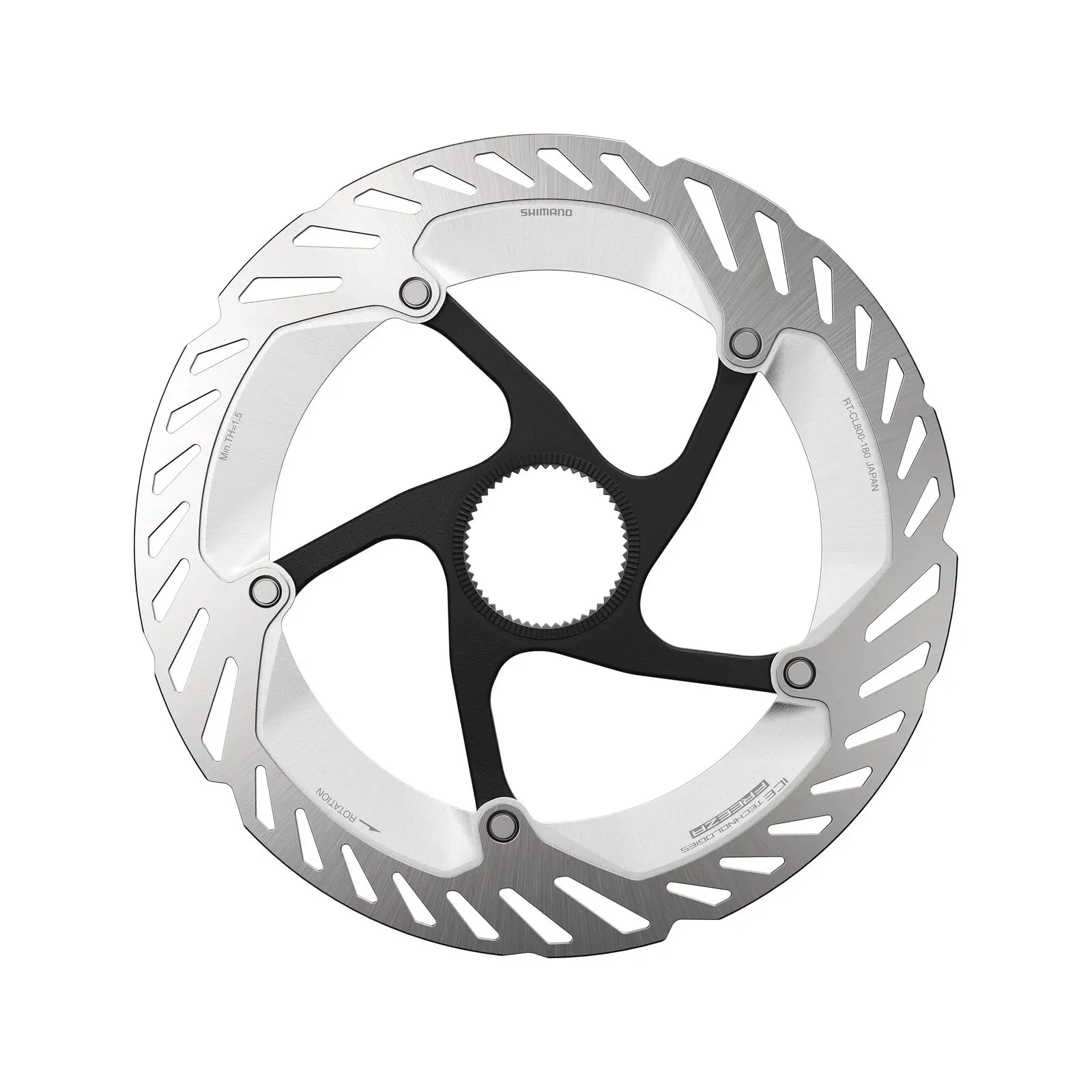 SHIMANO Disc Brake Rotor RT-CL800 CENTER LOCK ICE TECHNOLOGIES FREEZA image 3