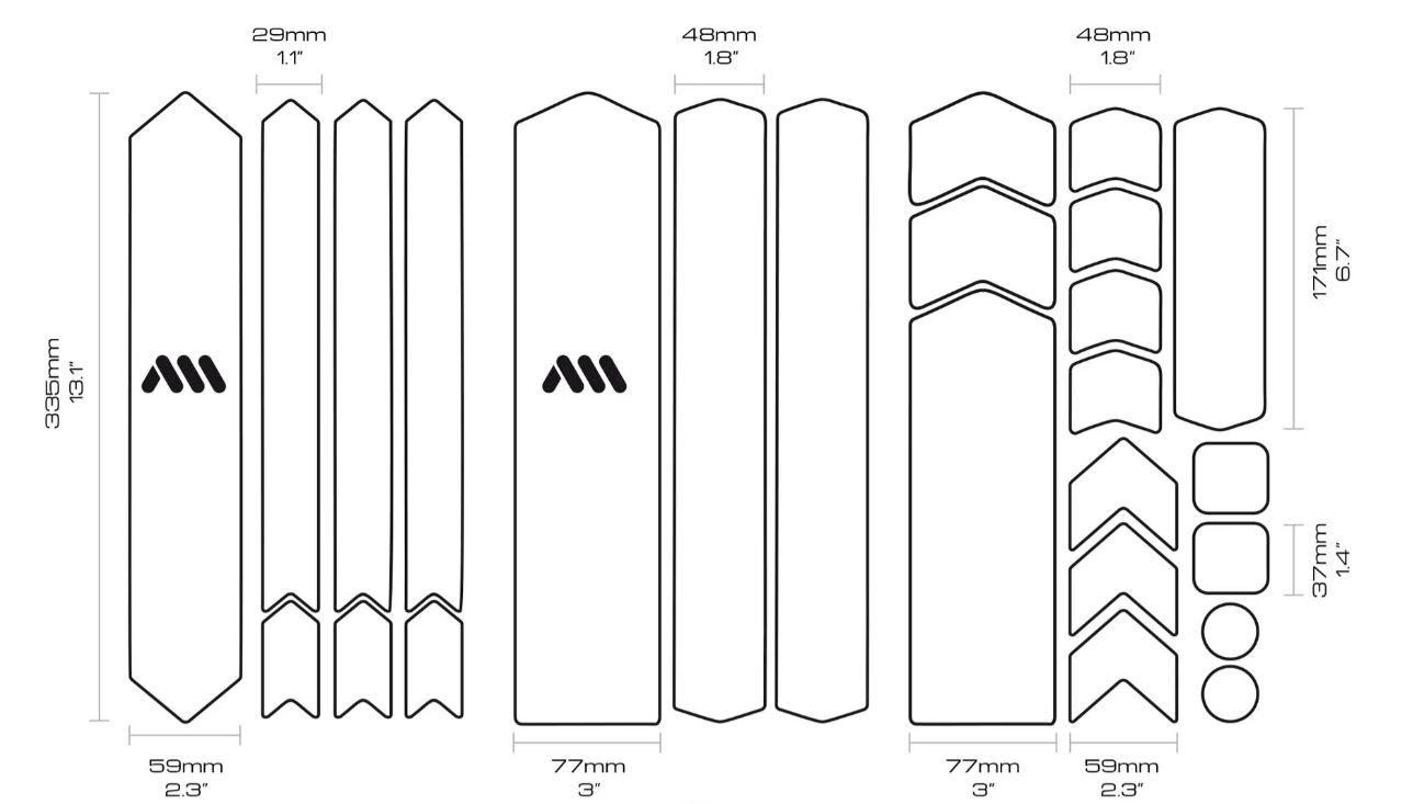 All Mountain Style - Clear Frame Guards image 11