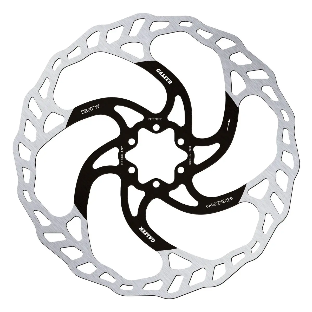GALFER - MTB WAVE DISC ROTOR - 6-BOLT - 2MM image 4