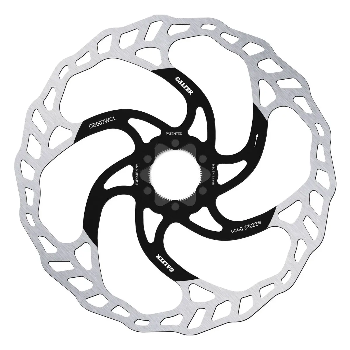 GALFER - MTB WAVE DISC ROTOR - CENTERLOCK - 2MM image 4