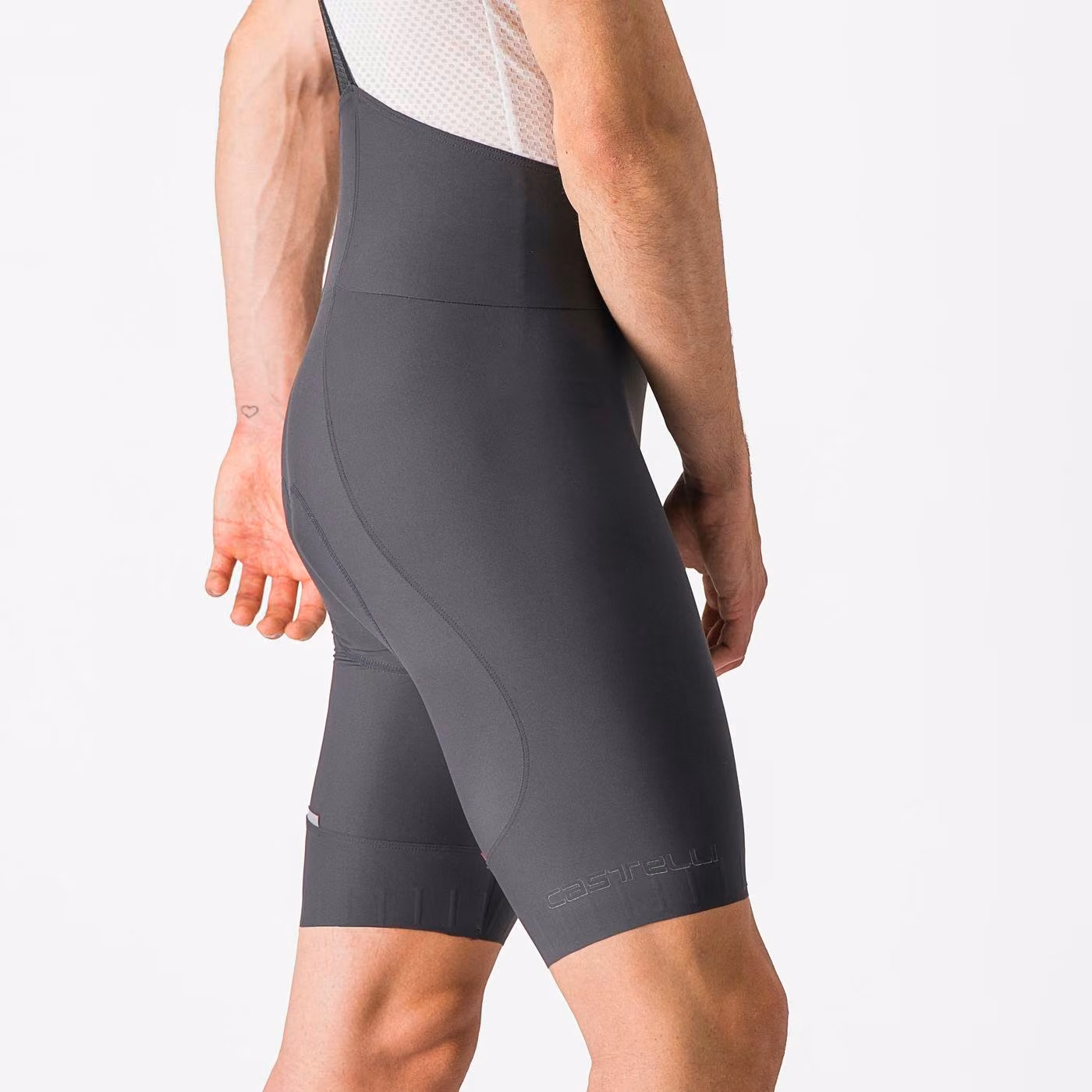 Castelli Espresso Bibshort Men's Dark Gray image 8