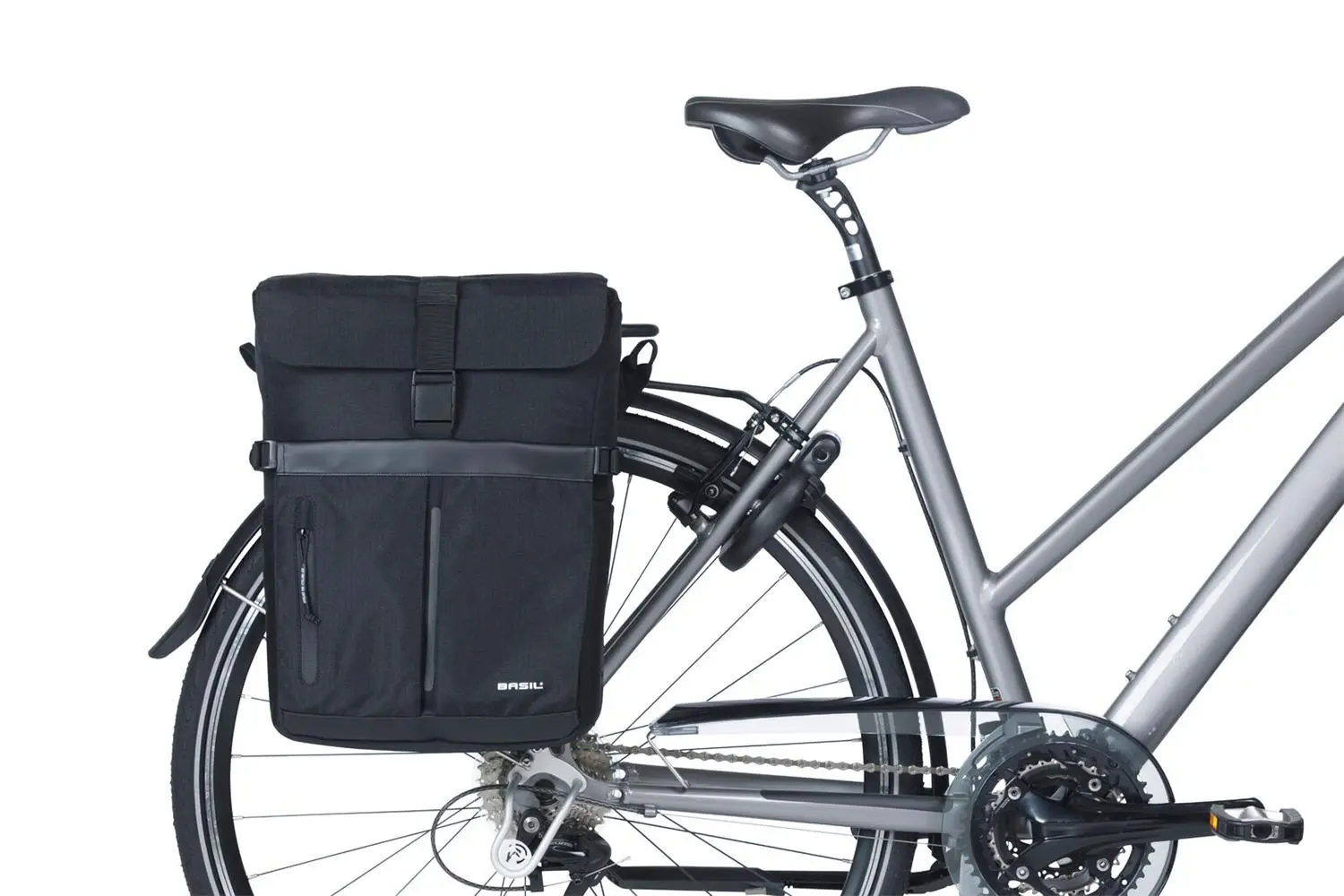 Basil - Move Commuter Bicycle bag (MIK Studs) 15L image 7