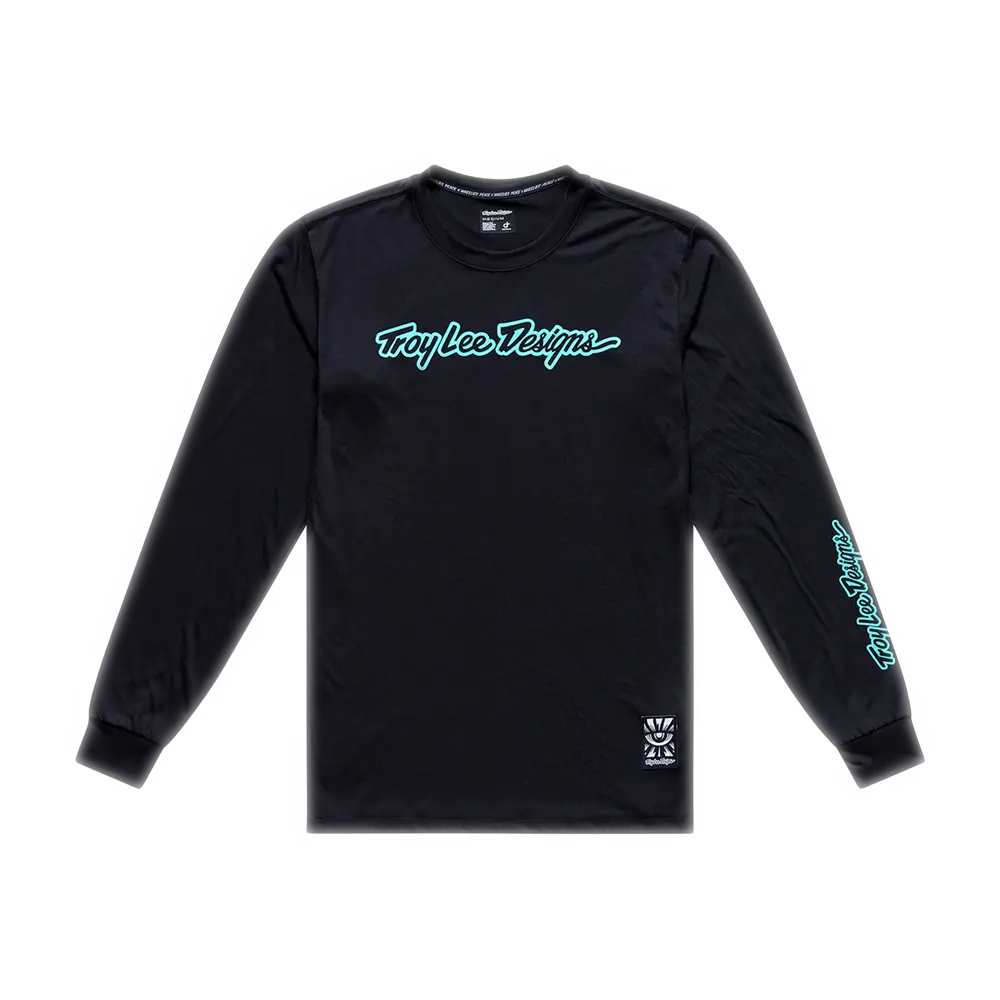 SKYLINE RIDE LONG SLEEVE TEE SIGNATURE BLACK / REAL