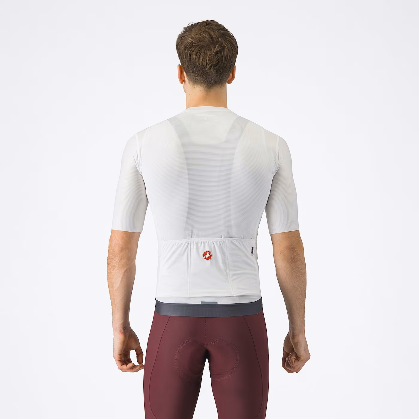 Castelli Espresso Men's Jersey Ivory/Dark Gray image 2