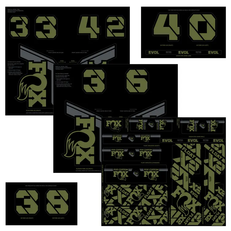 Fox - Suspension Decal Kits Custom image 22