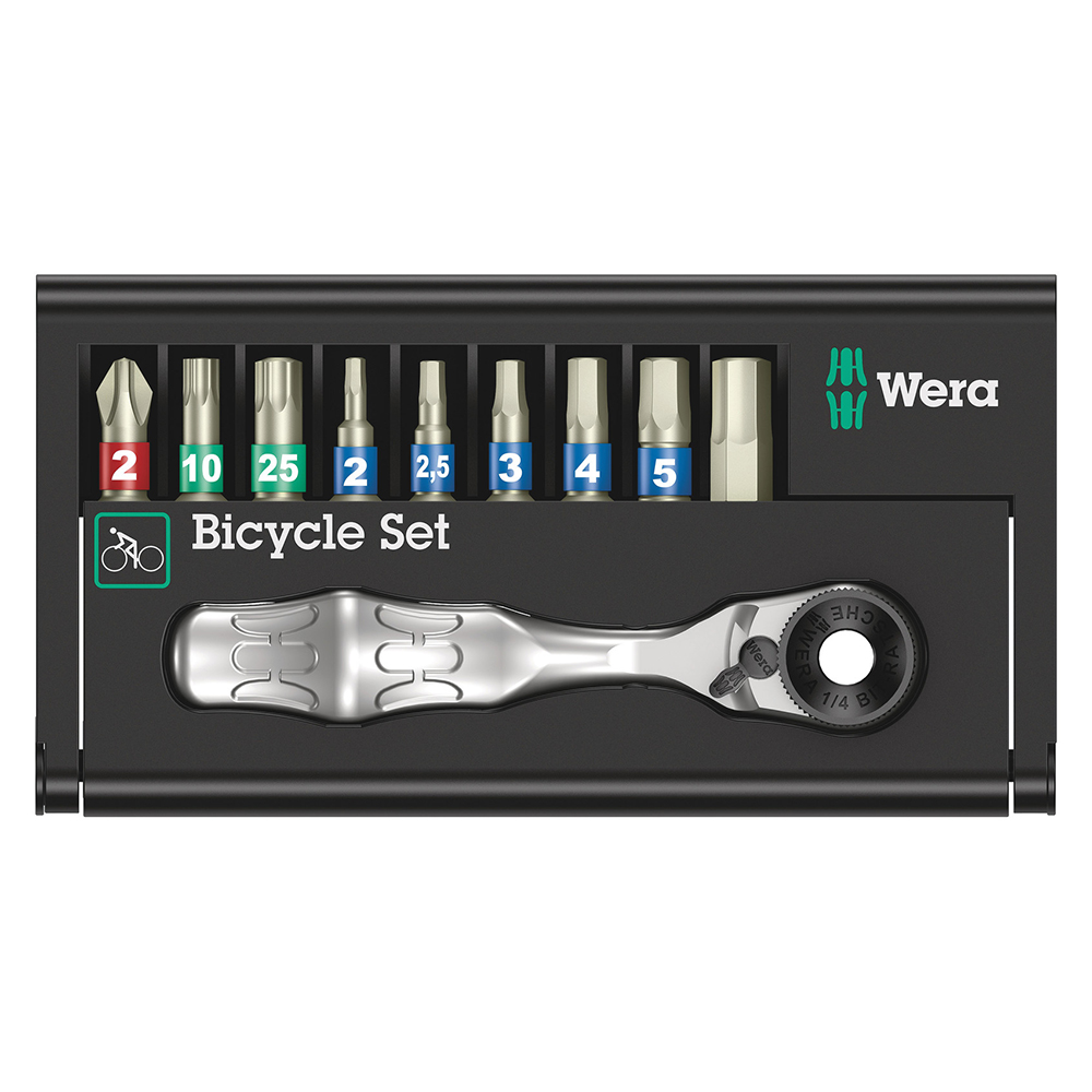 Wera Bicycle Set 9 - Zyklop Mini & 10 Piece Bit Set image 2