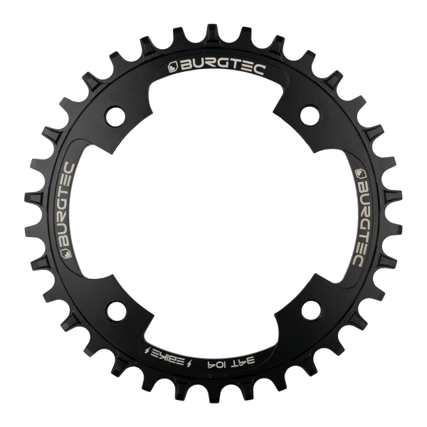 Burgtec 104mm BCD Outside Fit E-Bike Steel Thick Thin Chainring 34T [Shimano] image 3