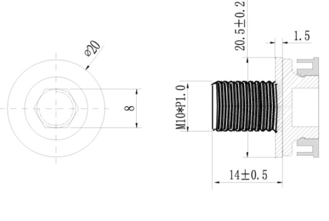 Crank Bolt - BNI Bosch Gen3 image 3