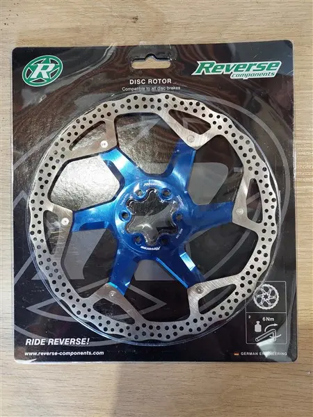 Brake Disc Rotor Reverse Components 200mm Blue