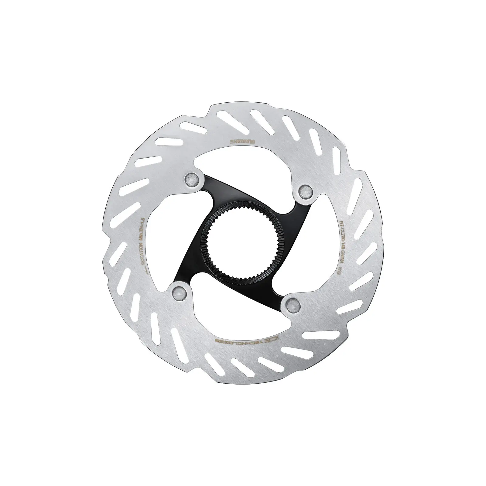 SHIMANO Disc Brake Rotor RT-CL700 CENTER LOCK ICE TECHNOLOGIES