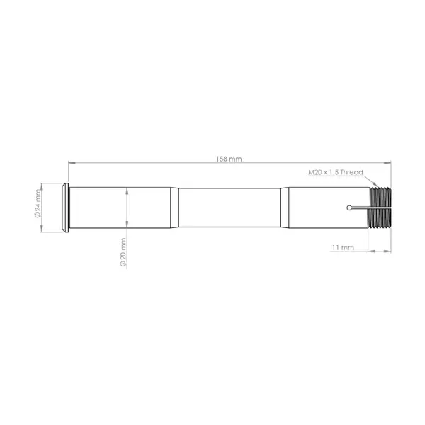 Burgtec Rockshox BoXXer Axle image 4