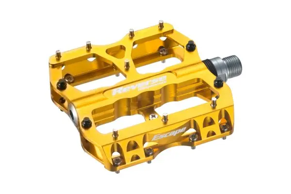 Pedals Reverse Components Escape Alloy Gold