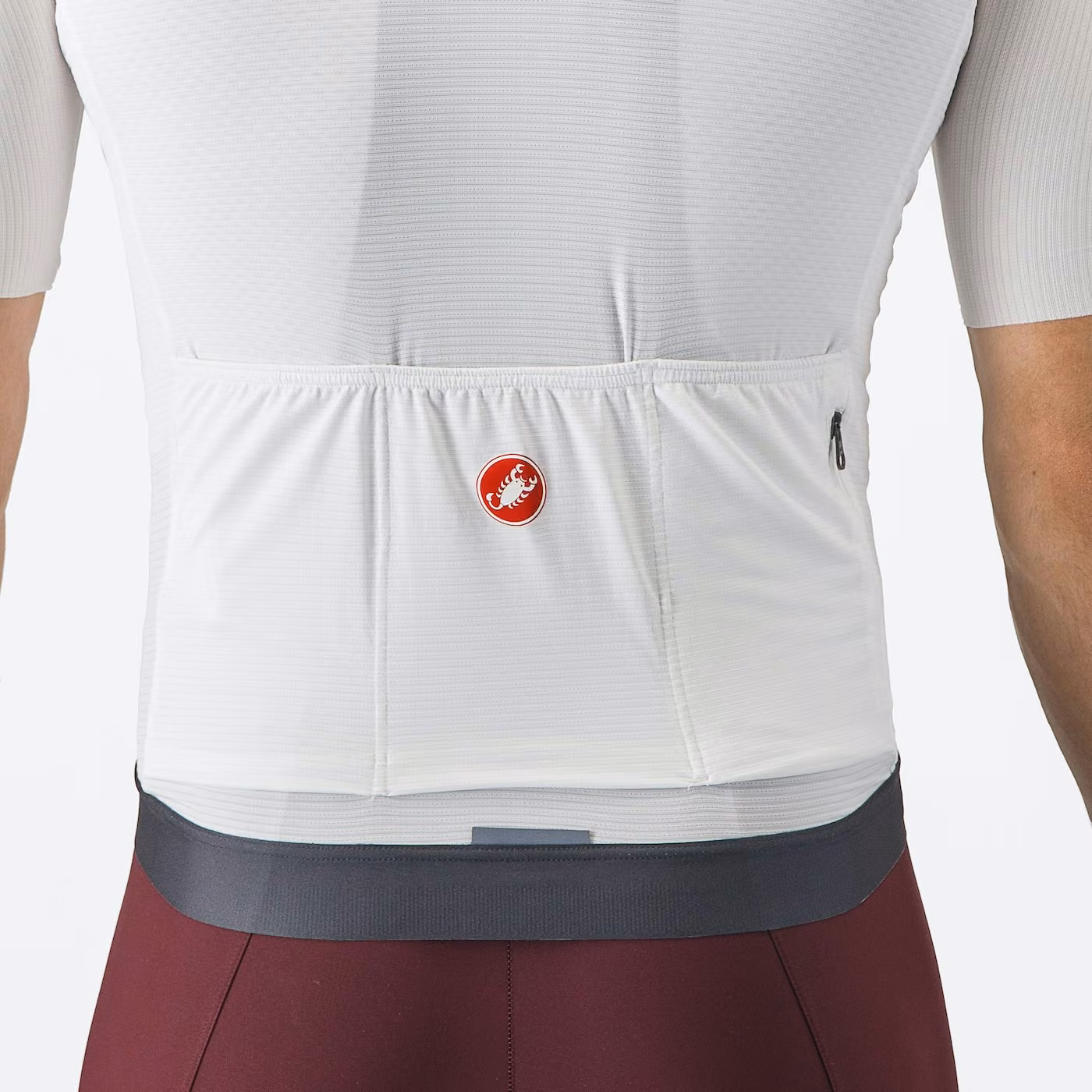 Castelli Espresso Men's Jersey Ivory/Dark Gray image 3