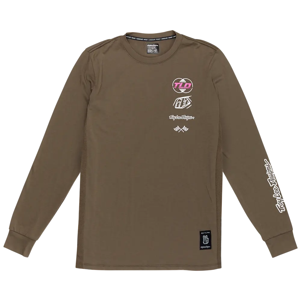 SKYLINE LONG SLEEVE RIDE TEE WORLDWIDE