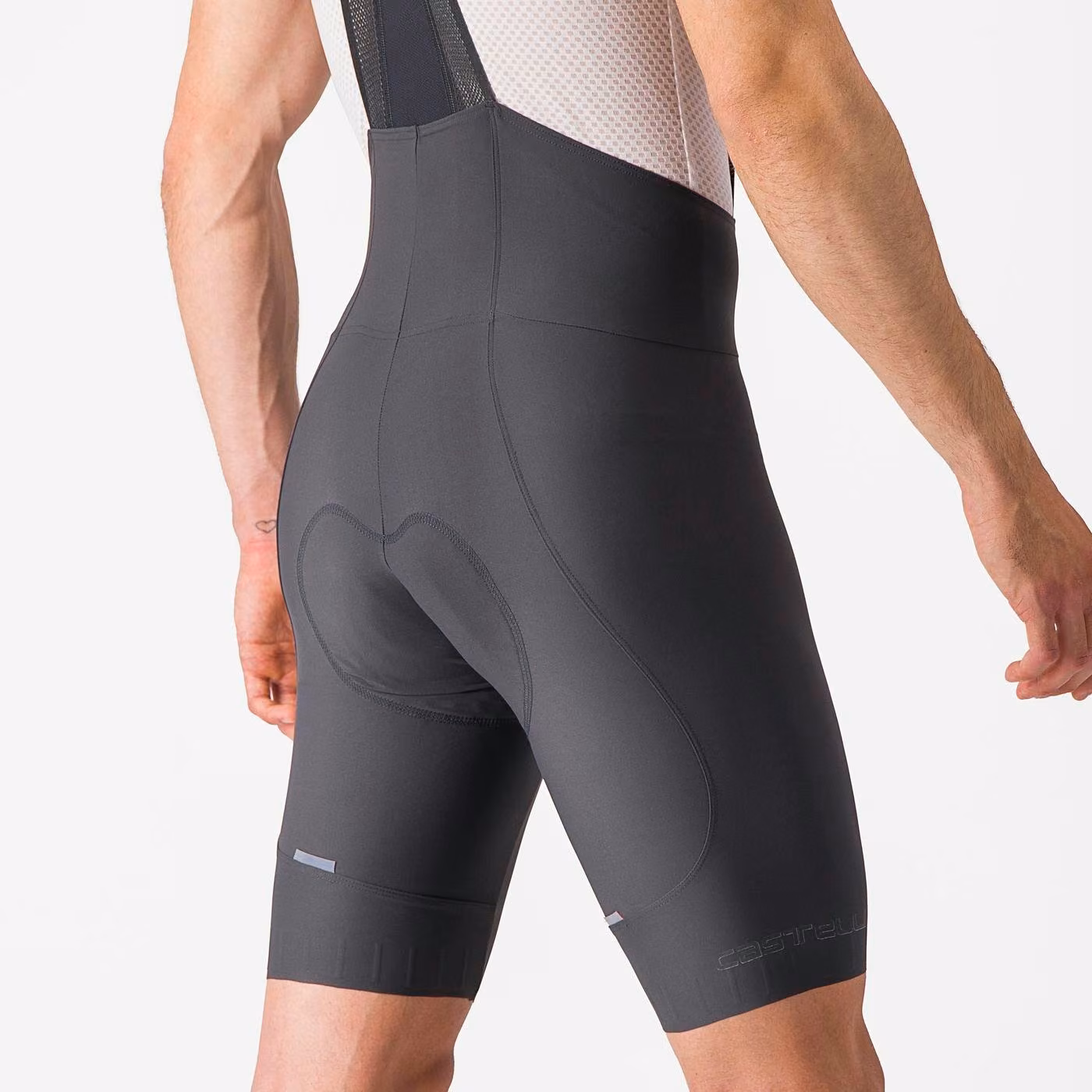 Castelli Espresso Bibshort Men's Dark Gray image 5