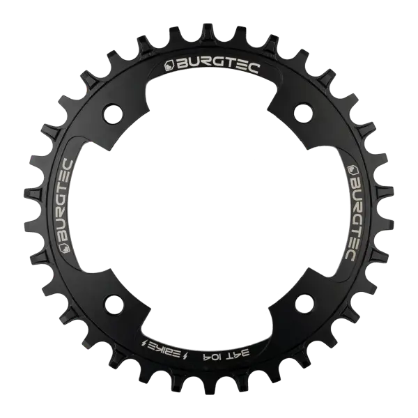 Burgtec 104mm BCD Outside Fit E-Bike Steel Thick Thin Chainring 34T [Shimano] image 3