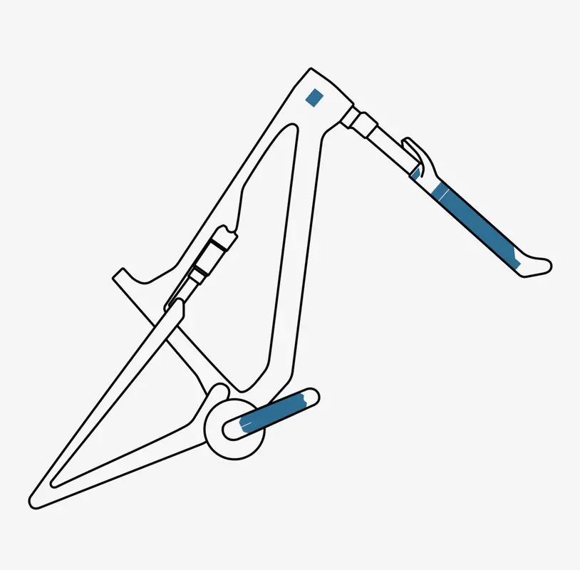 Mucky Nutz Fork & Crank Skinz Clear image 8