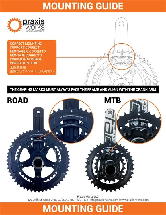 Praxis - MTB Chainring Set image 2