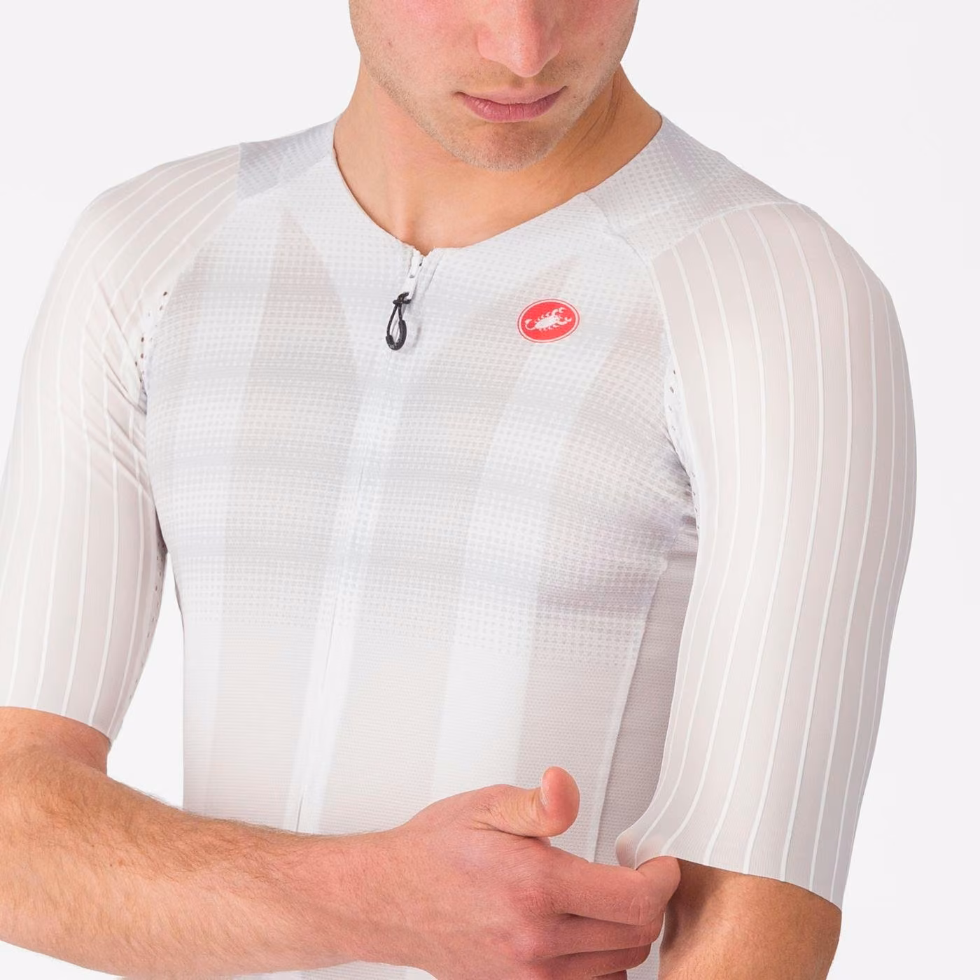 Castelli Aero Race 8S Jersey White image 3