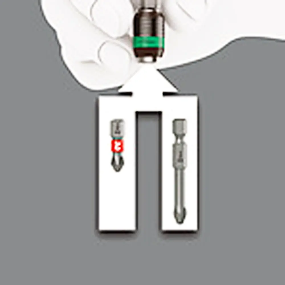 Wera Tools 838 RA-R M Bitholding Screwdriver, 15 Piece Ratchet Set image 3