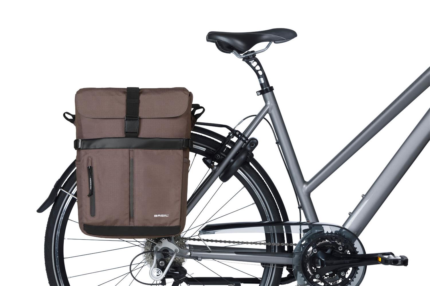Basil - Move Commuter Bicycle bag (MIK Studs) 15L image 15