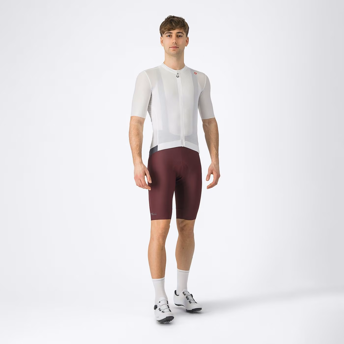 Castelli Espresso Men's Jersey Ivory/Dark Gray image 7