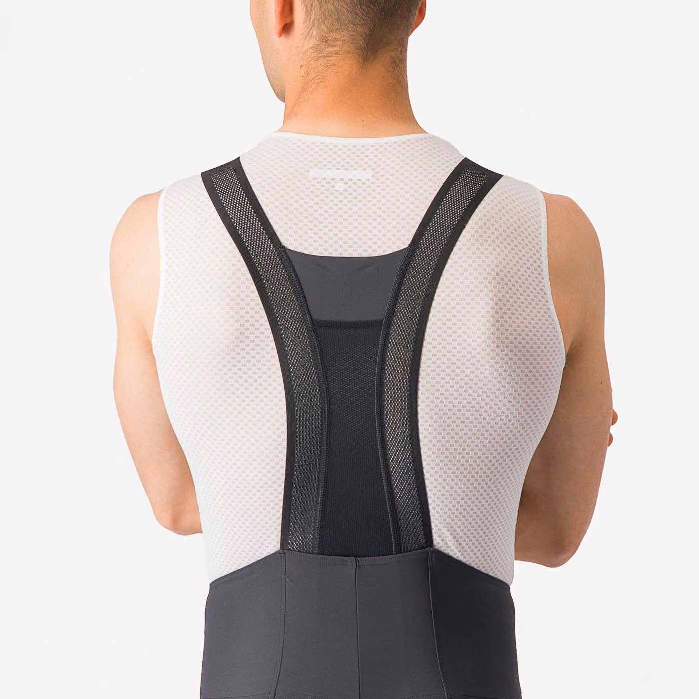 Castelli Espresso Bibshort Men's Dark Gray image 7