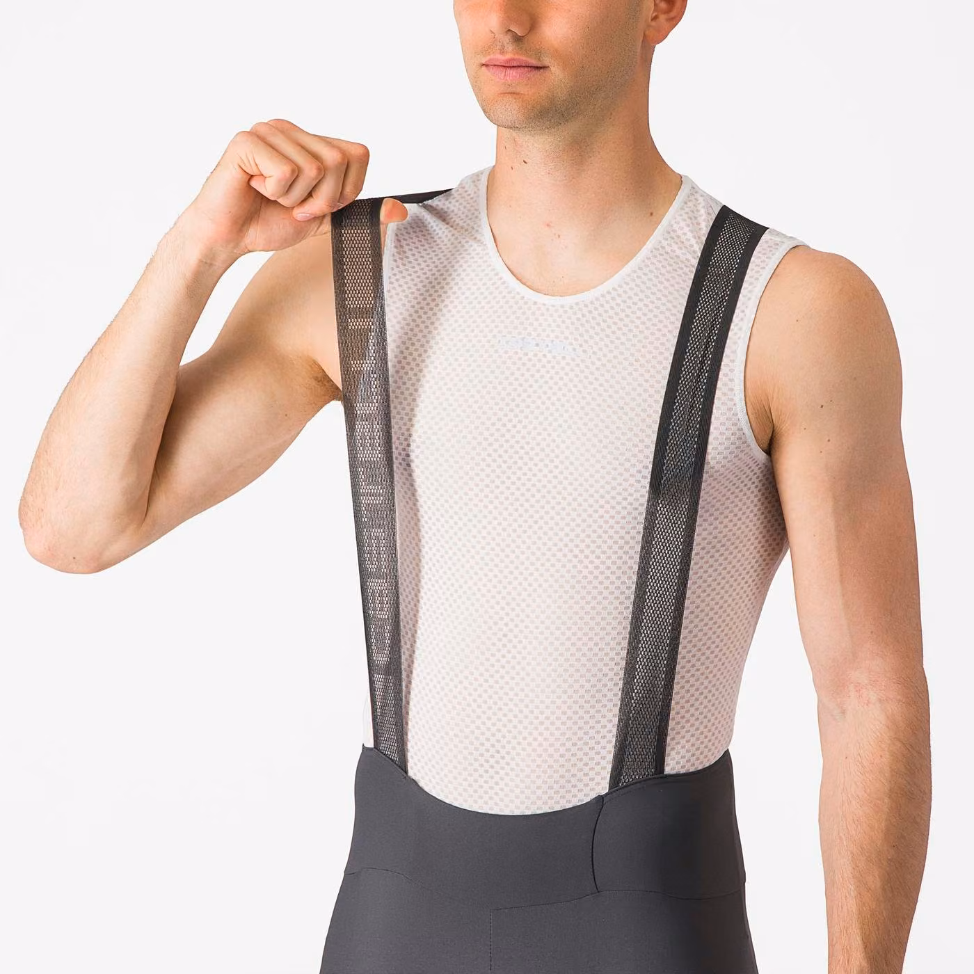 Castelli Espresso Bibshort Men's Dark Gray image 6