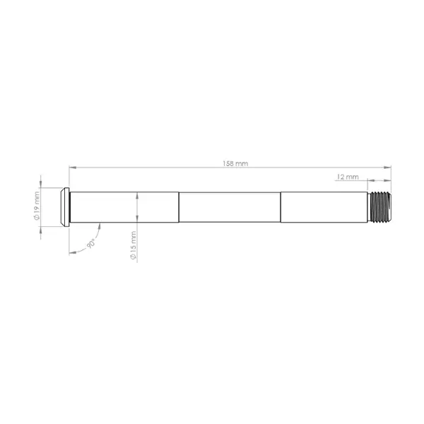 Burgtec Rockshox Front Fork Axles Boost image 10