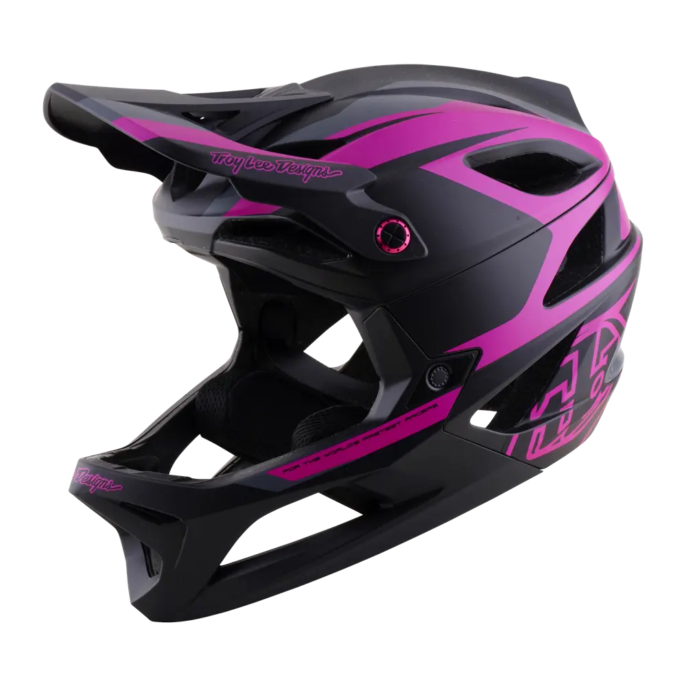STAGE 2 AS HELMET HIGH VZ DARK GRAY / NEON