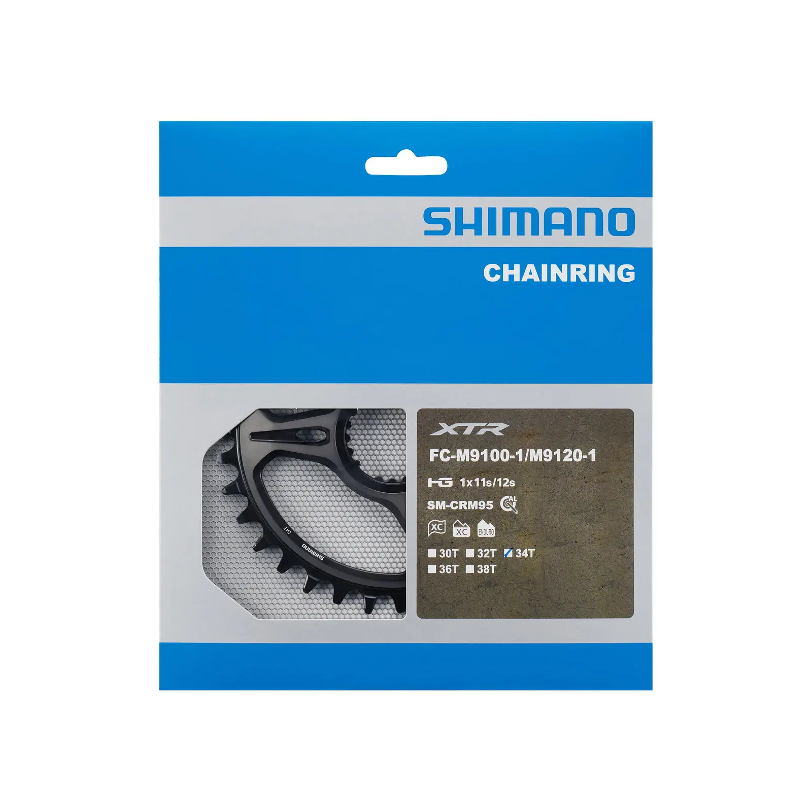 SHIMANO XTR Chainring SM-CRM95 12-speed image 2
