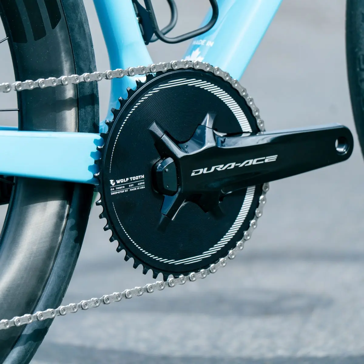 SHIMANO 9200 AERO 1X DROP-STOP CHAINRING - 110 x 4 BCD - SHIMANO HG+ image 8