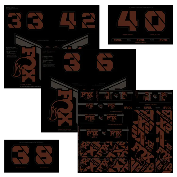 Fox - Suspension Decal Kits Custom image 26