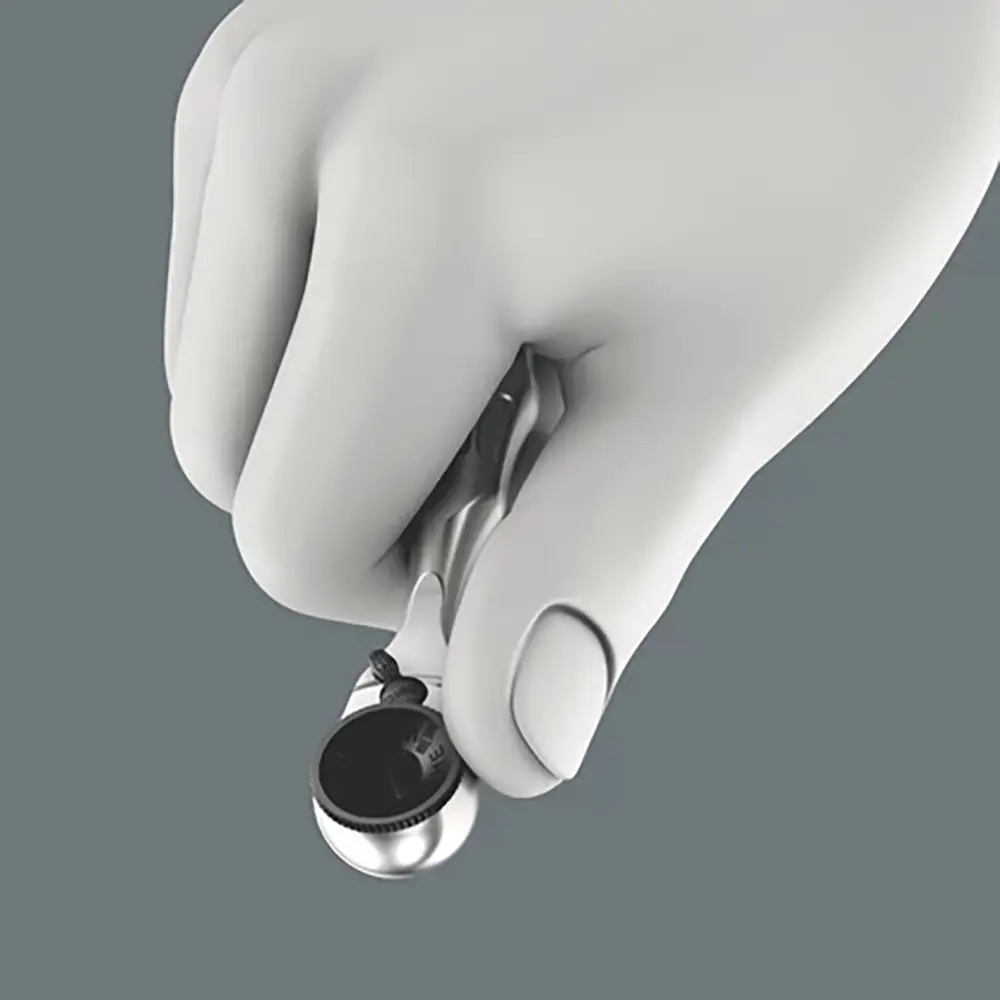 Wera 8001 A Zyklop Mini 1 Ratchet with 1/4