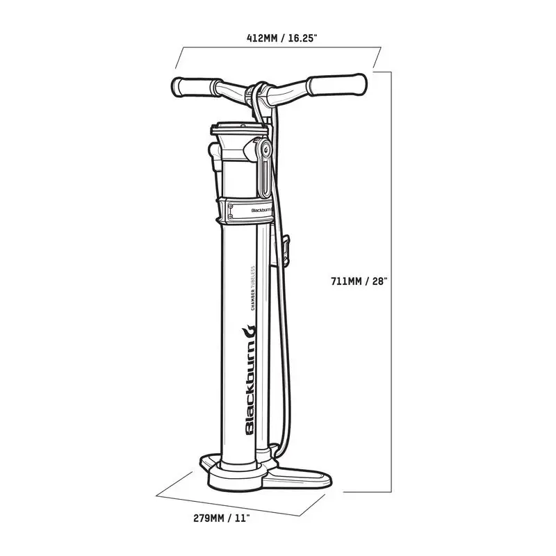 Blackburn Chamber Tubeless Floor Pump image 4