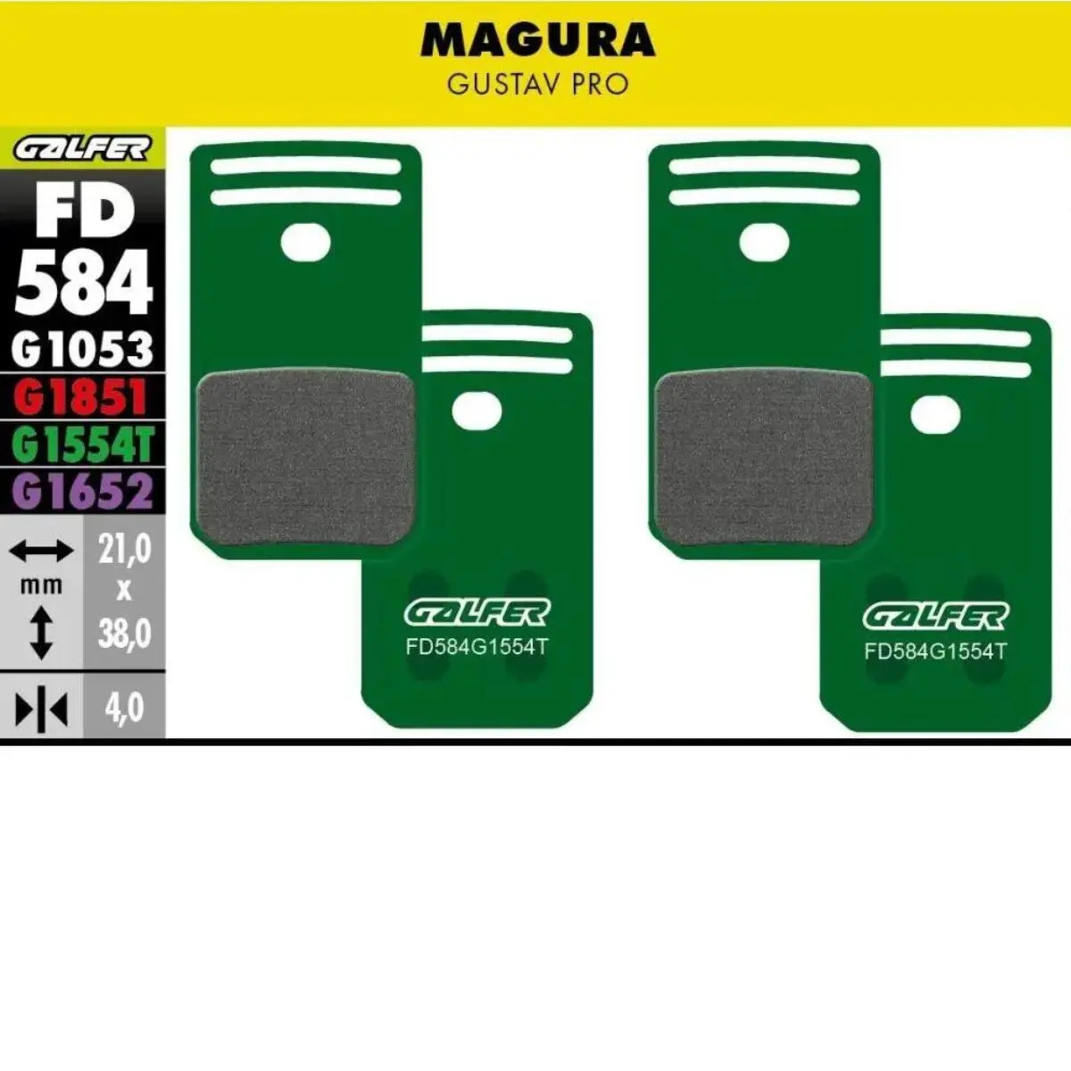 GALFER - BRAKE PADS - MAGURA GUSTAV image 11