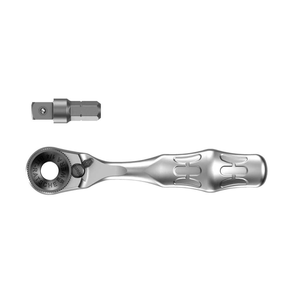 Wera 8001 A Zyklop Mini 1 Ratchet with 1/4