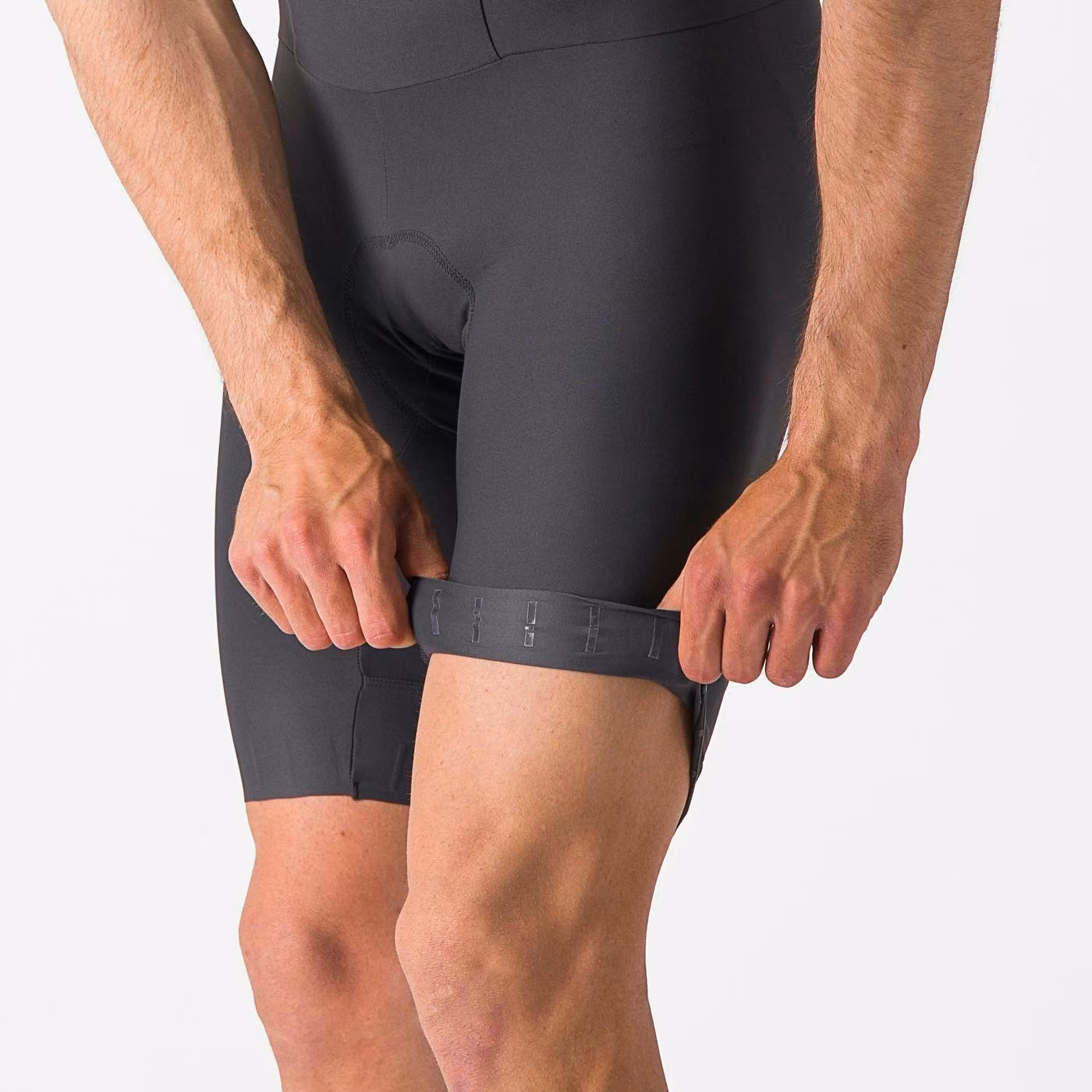 Castelli Espresso Bibshort Men's Dark Gray image 4