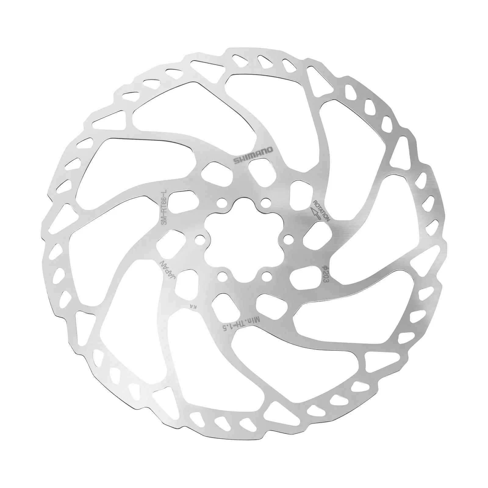 SHIMANO Disc Brake Rotor SM-RT66 6-bolt