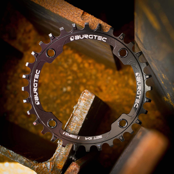 Burgtec 104mm BCD Outside Fit E-Bike Steel Thick Thin Chainring 34T [Shimano] image 2