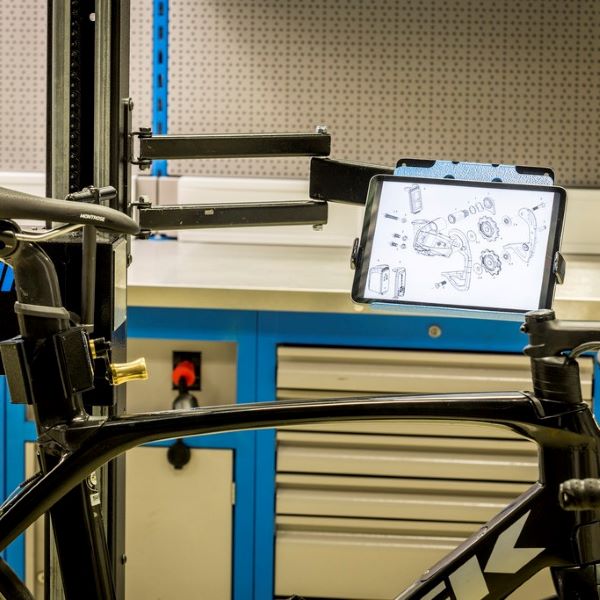 Unior Tablet Holder with Folding Arms for 1693EL Electric Stand image 2