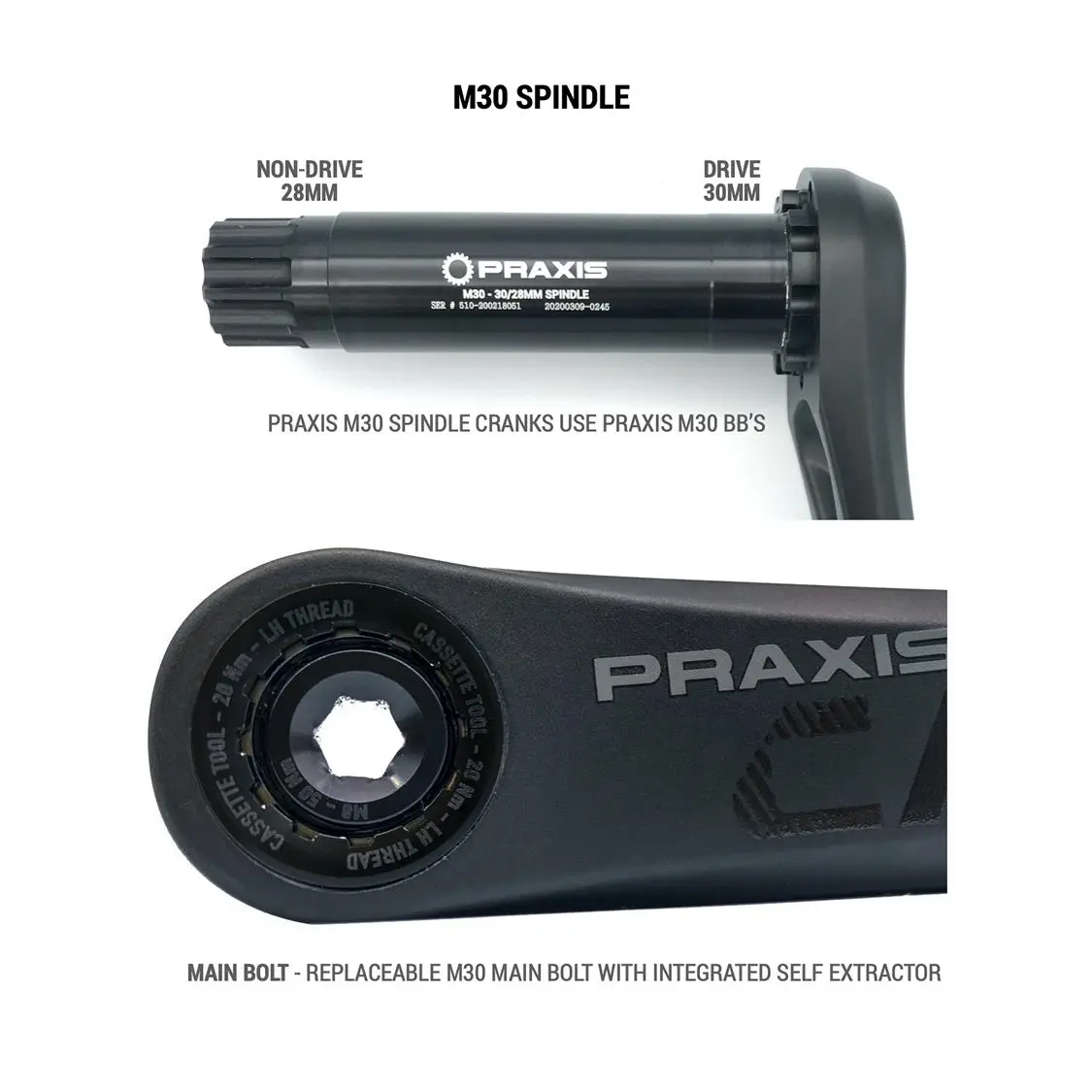 Praxis - Cadet G2 M30 MTB Crankset image 3