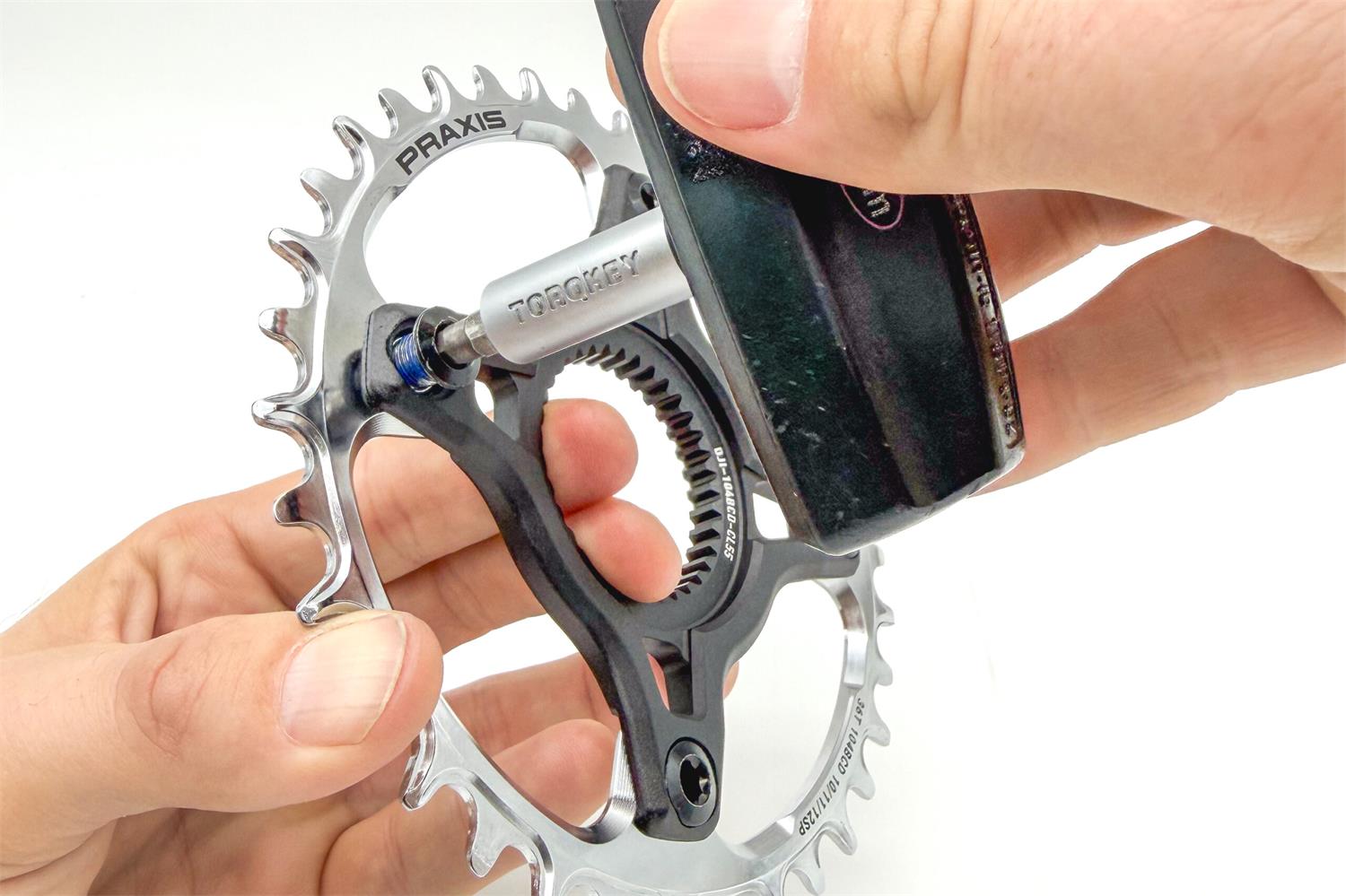 Praxis - MTB E-Ring Steel Silver PVD 104 BCD 1x NW image 2