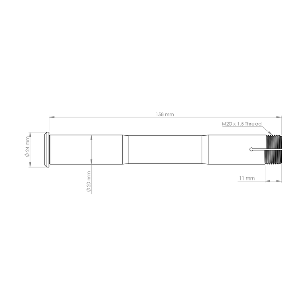 Burgtec Rockshox BoXXer Axle image 4