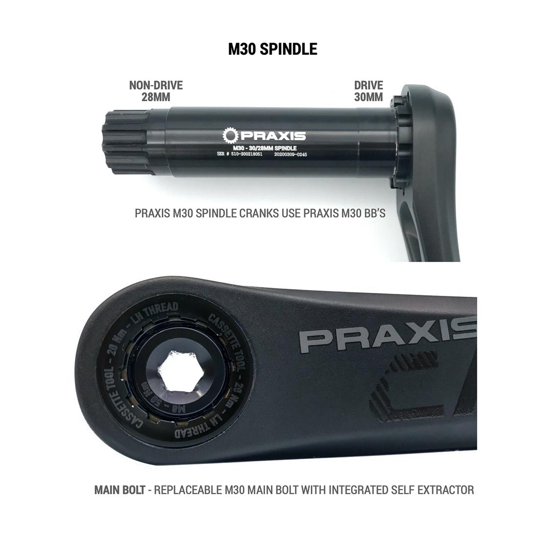 Praxis - Cadet G2 M30 MTB Crankset image 3