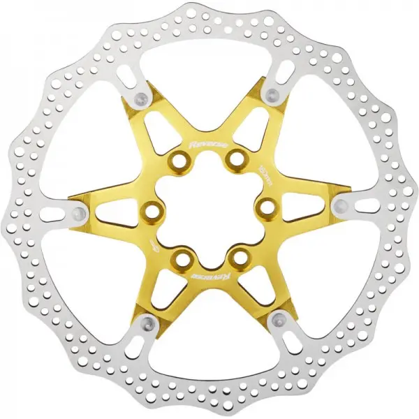 Brake Disc Rotor Reverse Components 160mm Gold